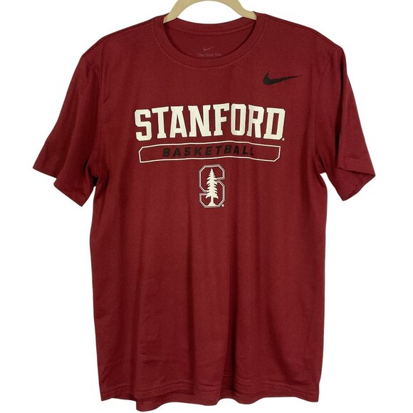 Nike Men's Stanford Cardinal Basketball T-Shirt, 100% polyester, Large